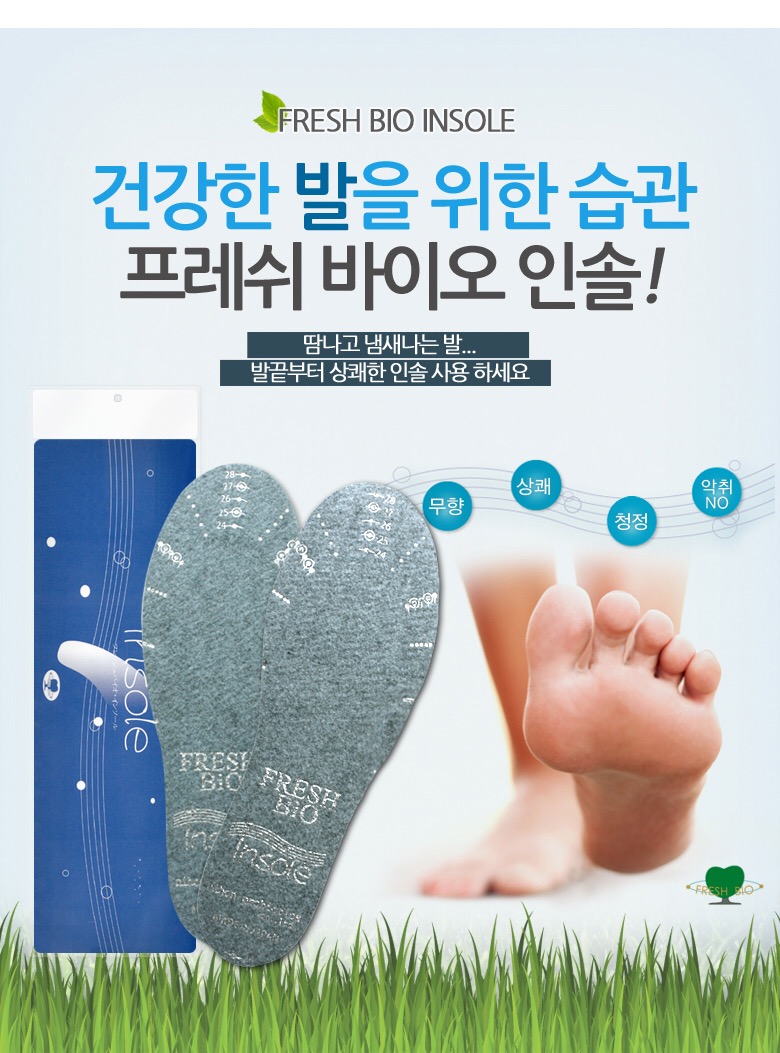 Insole, deodorizing insole, deodorizing insole, de