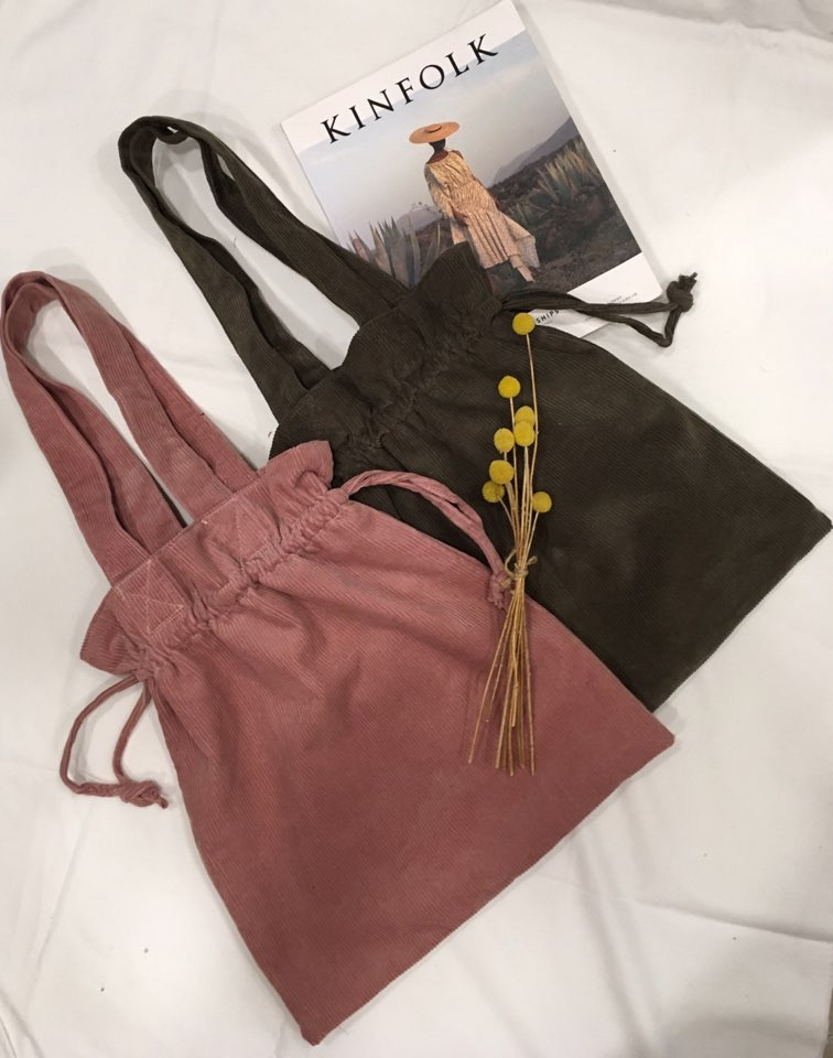 TOTE ECO SHOPPING TRAVEL corduroy corduroy shoulde