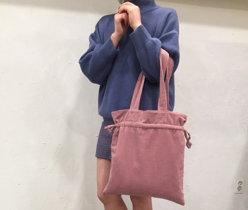 TOTE ECO SHOPPING TRAVEL corduroy corduroy shoulde