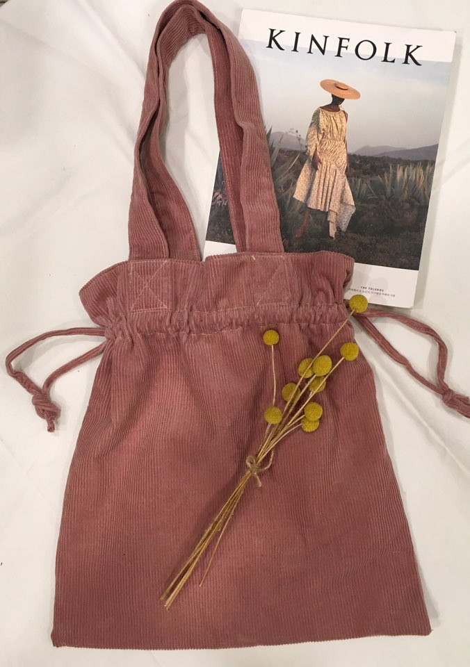 TOTE ECO SHOPPING TRAVEL corduroy corduroy shoulde