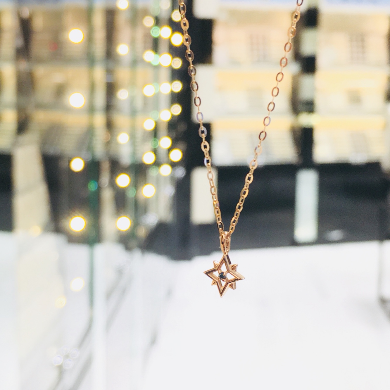 Lloyd Blue DIA Cross Necklace LNF17027D Christmas 