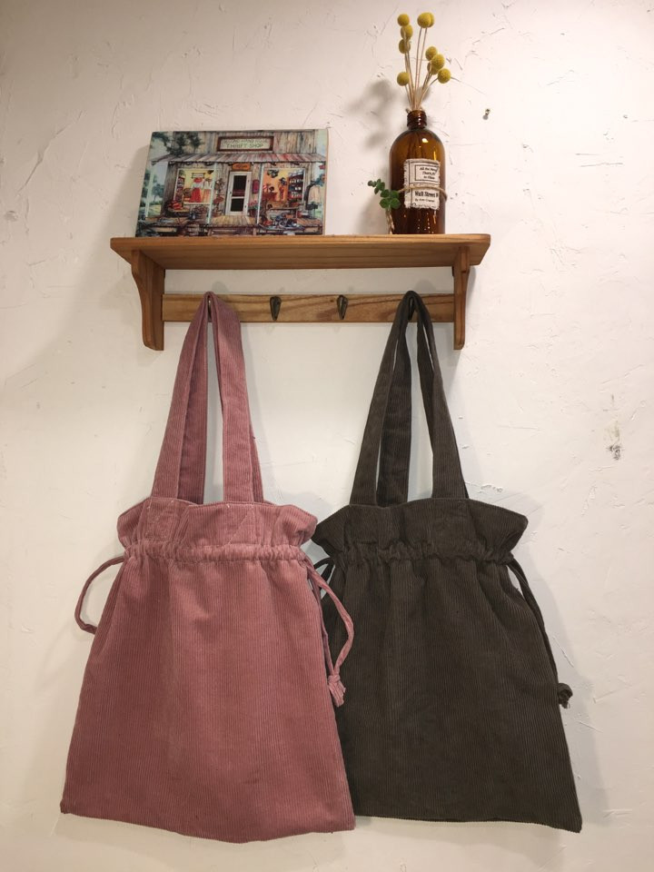 TOTE ECO SHOPPING TRAVEL corduroy corduroy shoulde