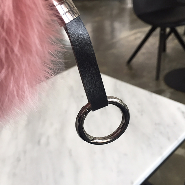 Real Fox Foam Form Keyring 7col Key Holder Winter 