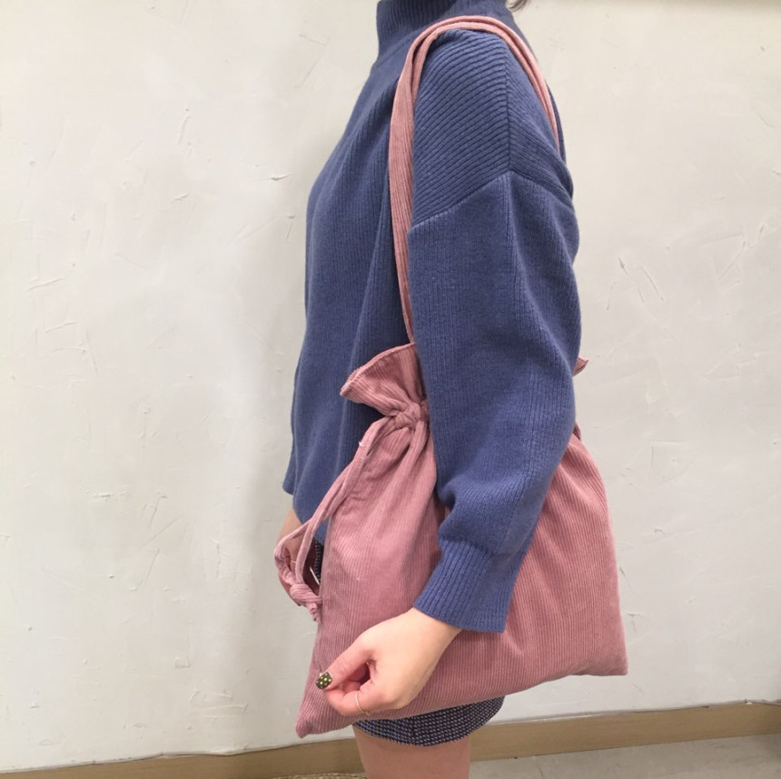 TOTE ECO SHOPPING TRAVEL corduroy corduroy shoulde