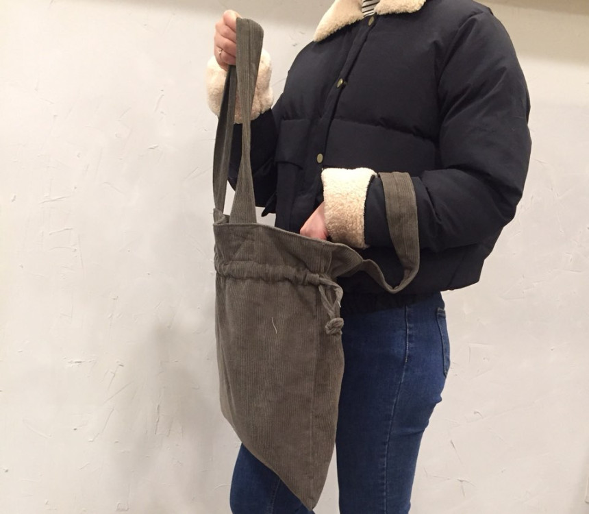 TOTE ECO SHOPPING TRAVEL corduroy corduroy shoulde