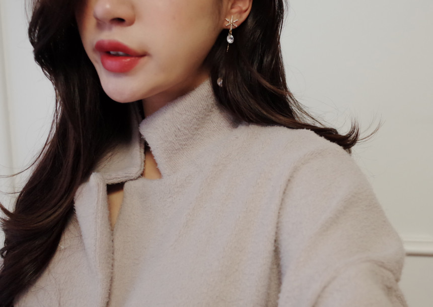 XOXO Merry Christmas Pearl Earrings Stylish Chic U