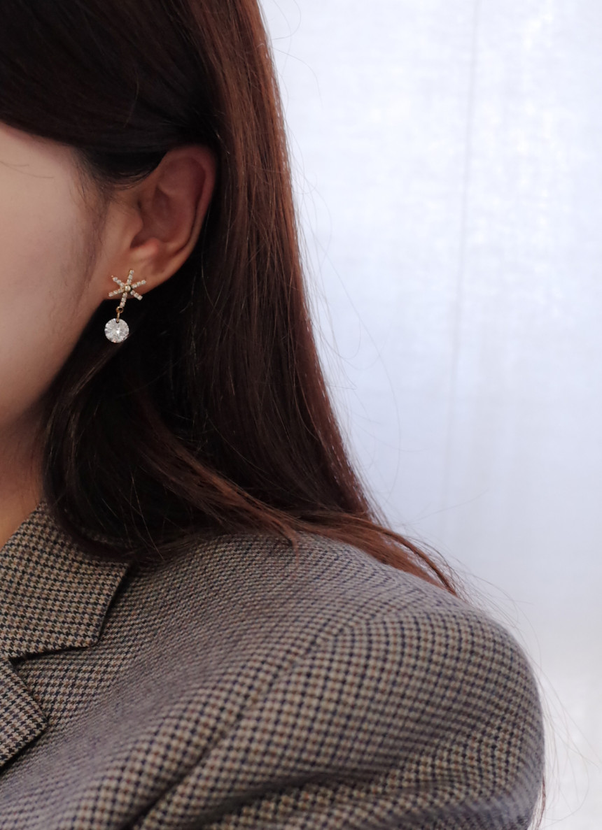 XOXO Merry Christmas Pearl Earrings Stylish Chic U