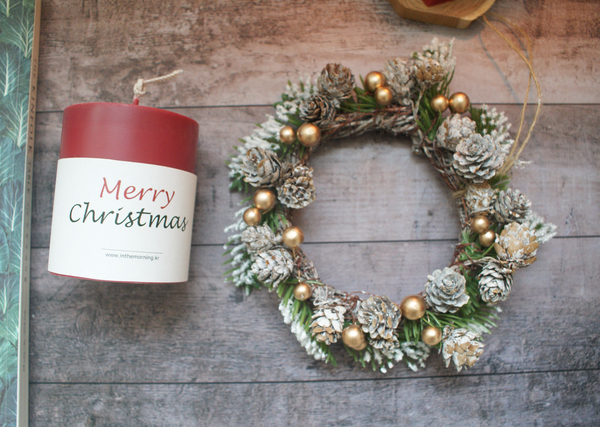 Christmas specials! Natural candle 270g + set luxu