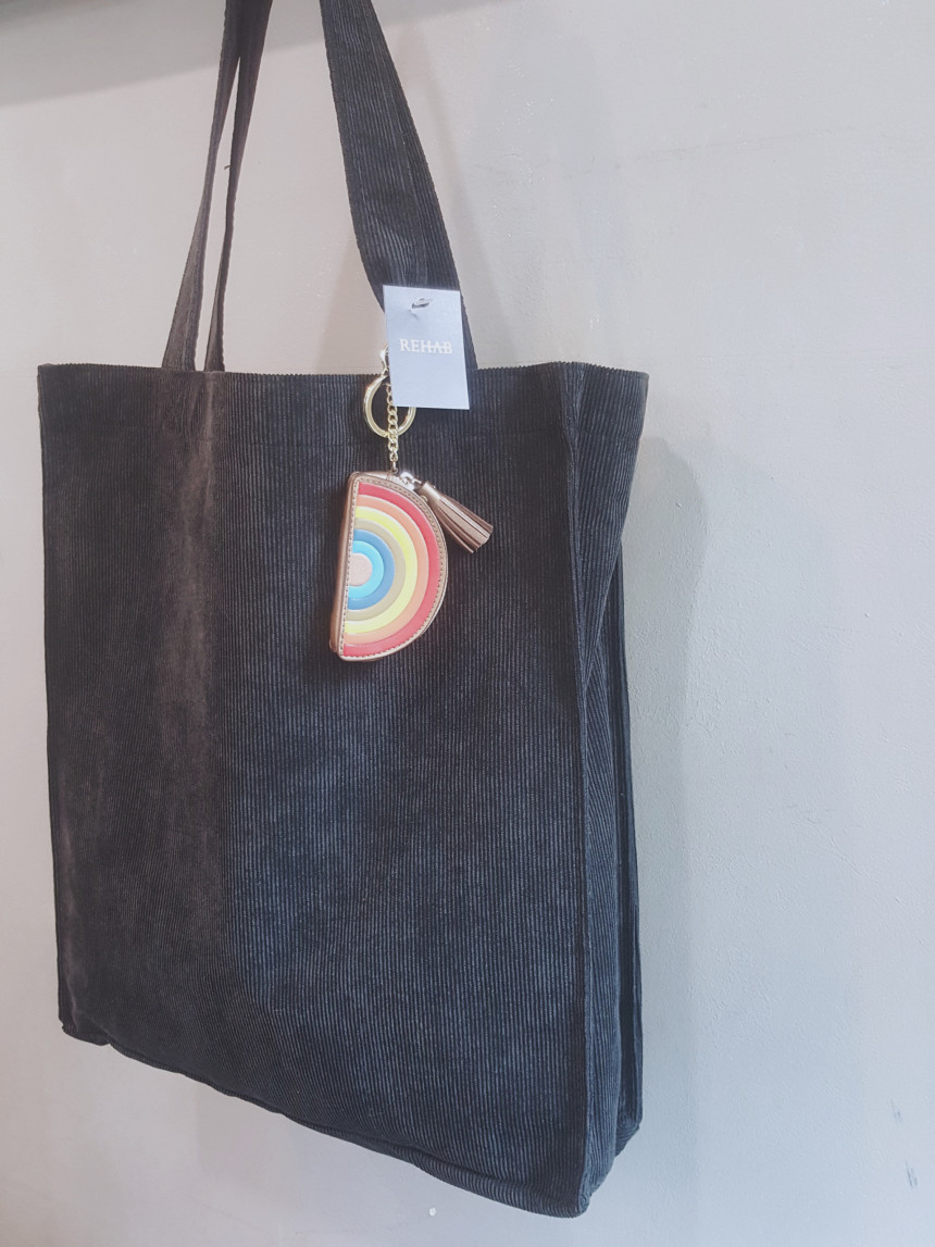 TOTE ECO SHOPPING TRAVEL Big Box Corduroy Eco Bag