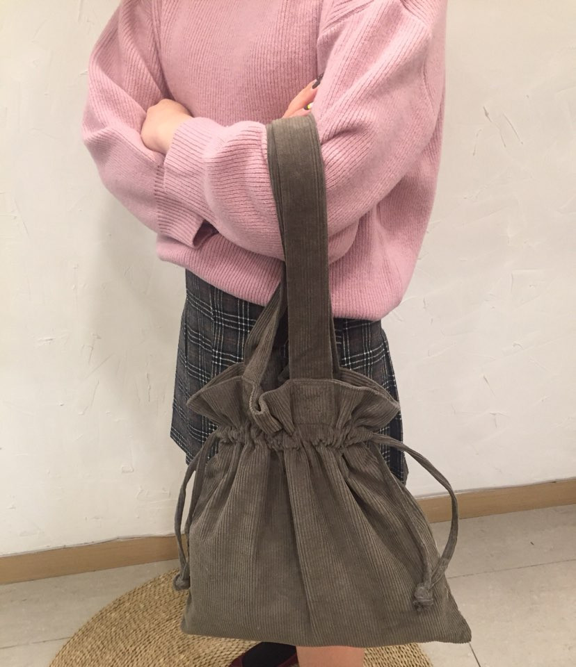 TOTE ECO SHOPPING TRAVEL corduroy corduroy shoulde