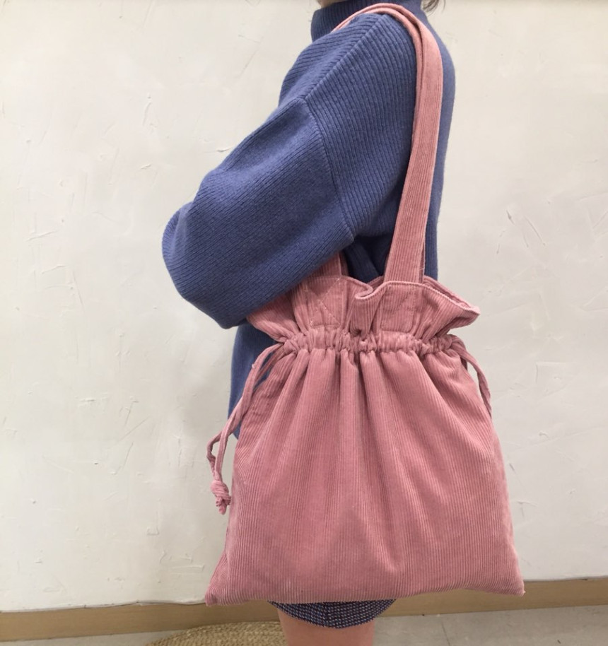 TOTE ECO SHOPPING TRAVEL corduroy corduroy shoulde