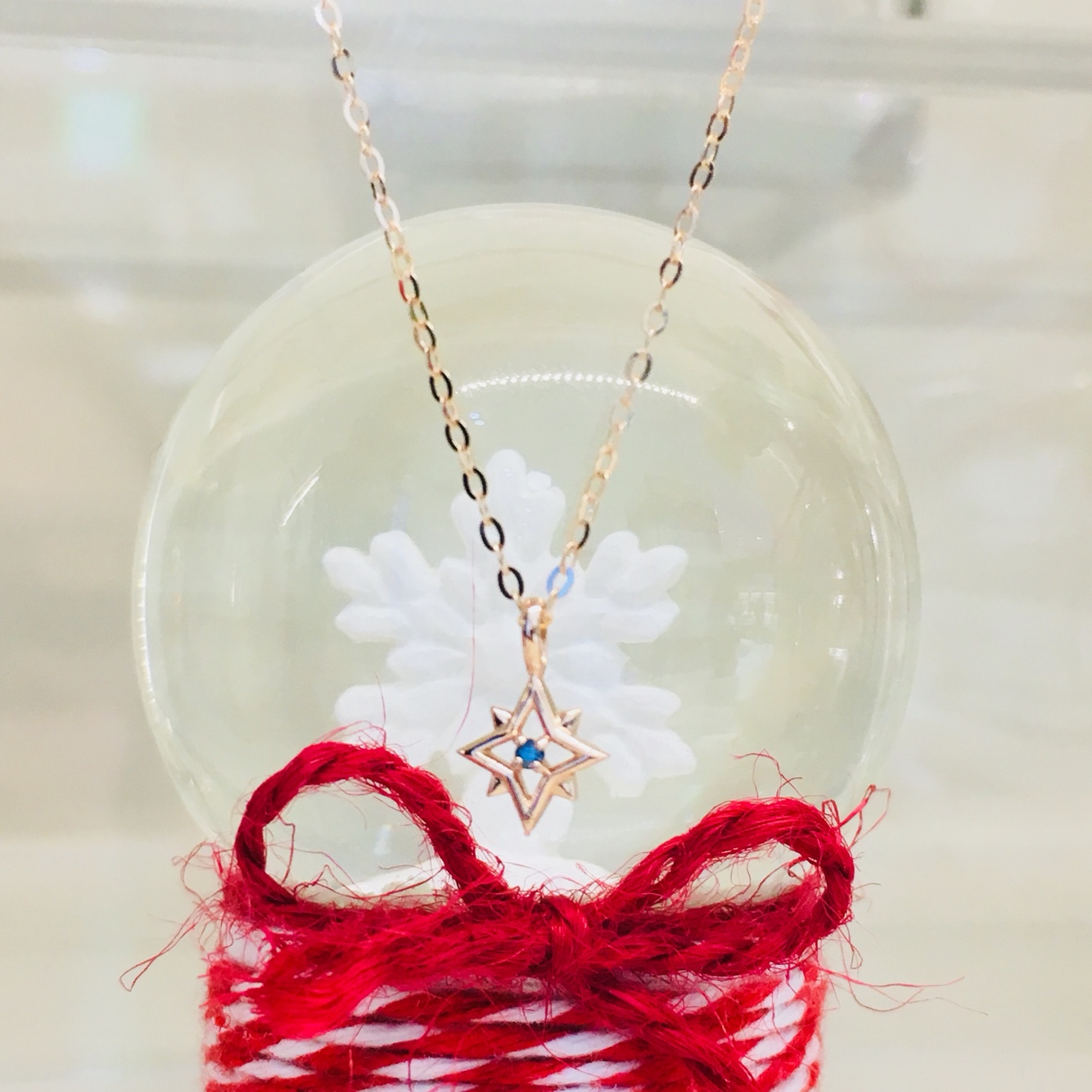 Lloyd Blue DIA Cross Necklace LNF17027D Christmas 