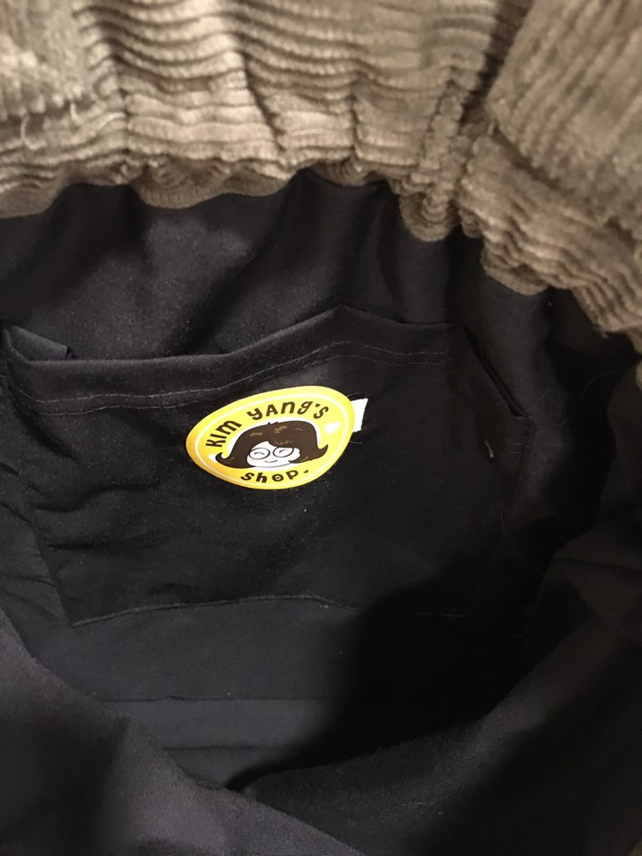 TOTE ECO SHOPPING TRAVEL corduroy corduroy shoulde