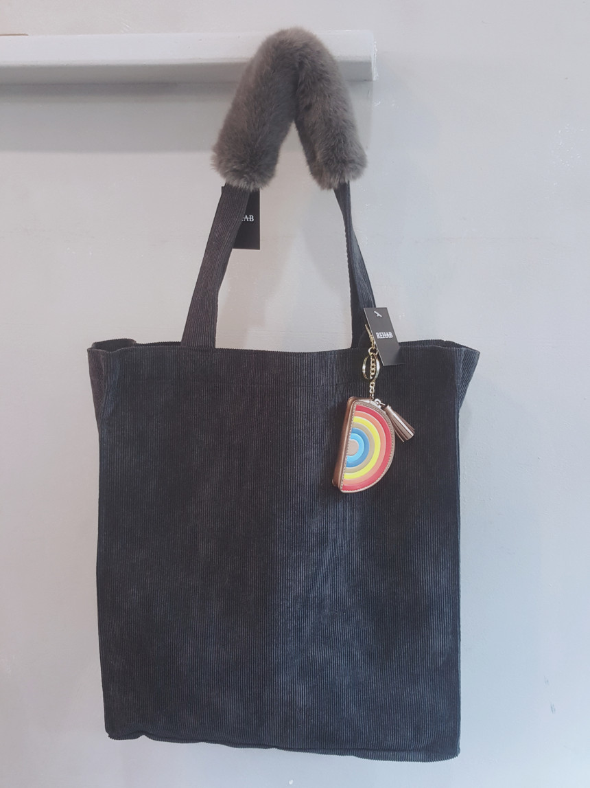 TOTE ECO SHOPPING TRAVEL Big Box Corduroy Eco Bag