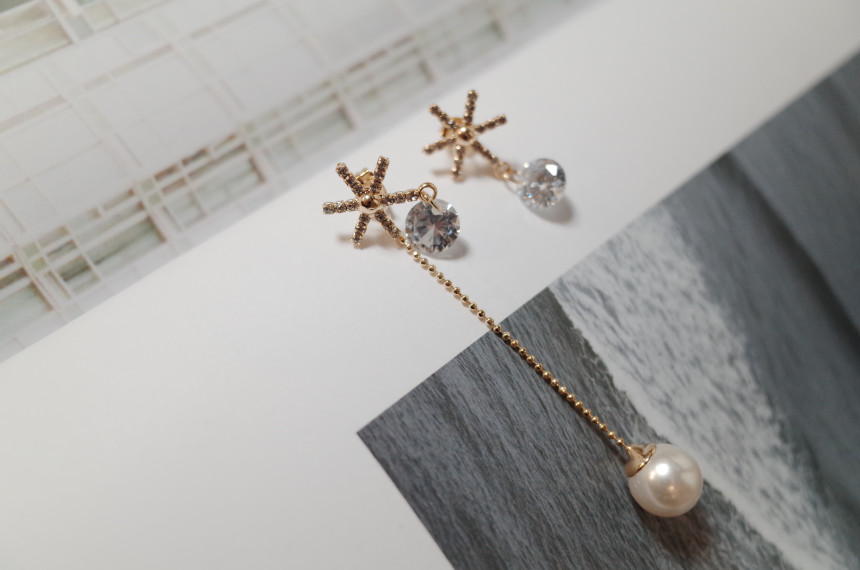 XOXO Merry Christmas Pearl Earrings Stylish Chic U