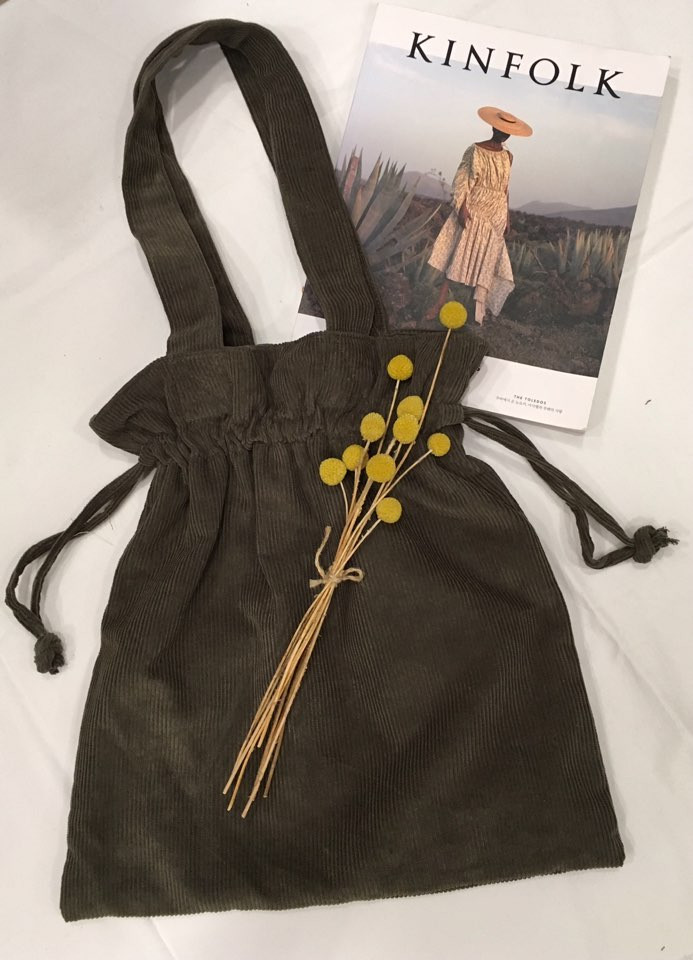 TOTE ECO SHOPPING TRAVEL corduroy corduroy shoulde