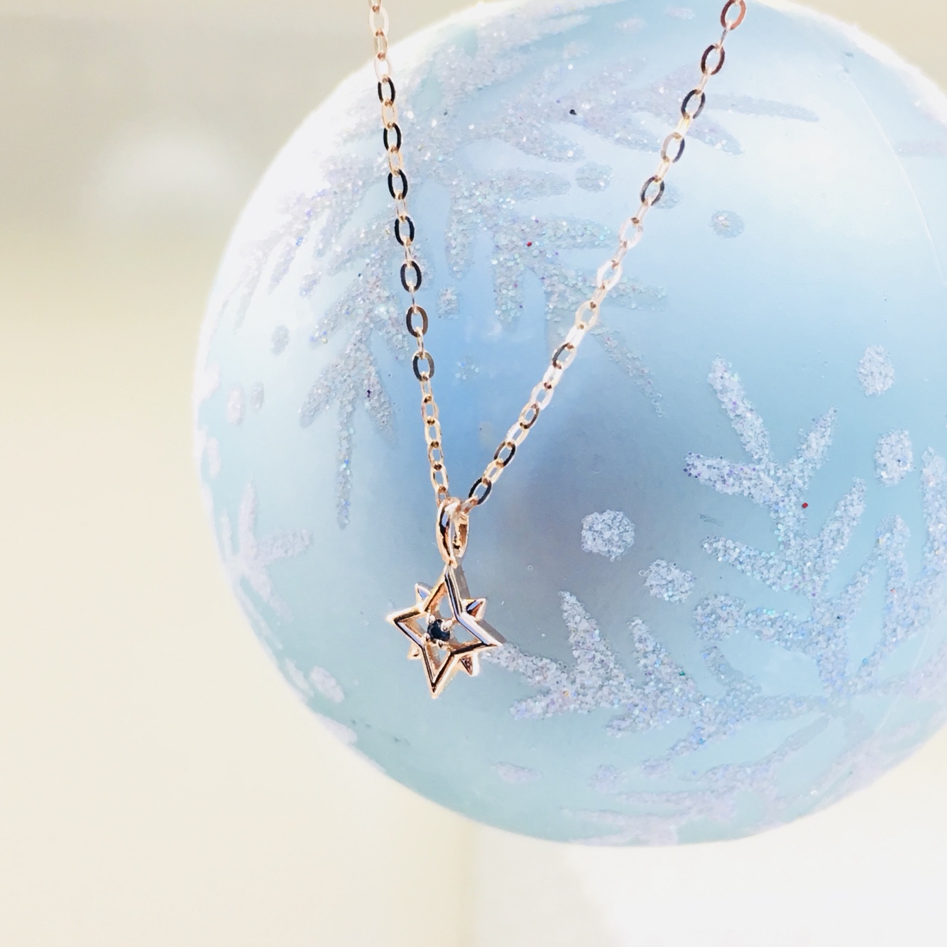 Lloyd Blue DIA Cross Necklace LNF17027D Christmas 