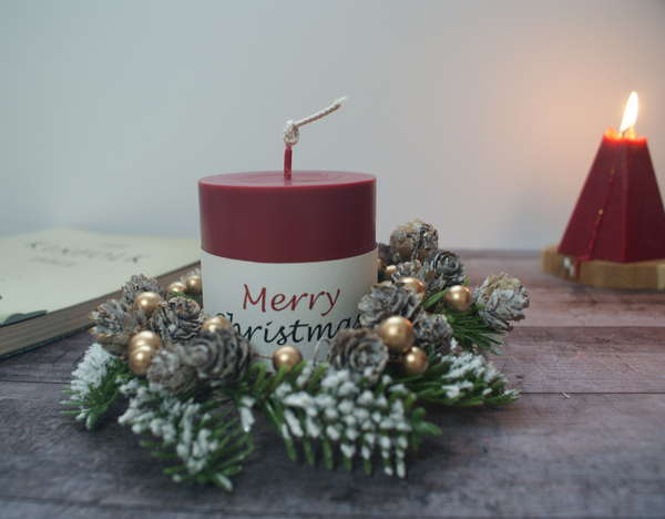 Christmas specials! Natural candle 270g + set luxu