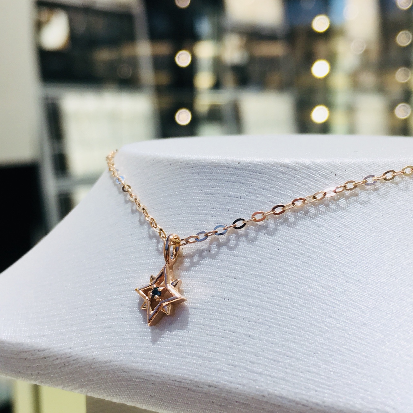 Lloyd Blue DIA Cross Necklace LNF17027D Christmas 