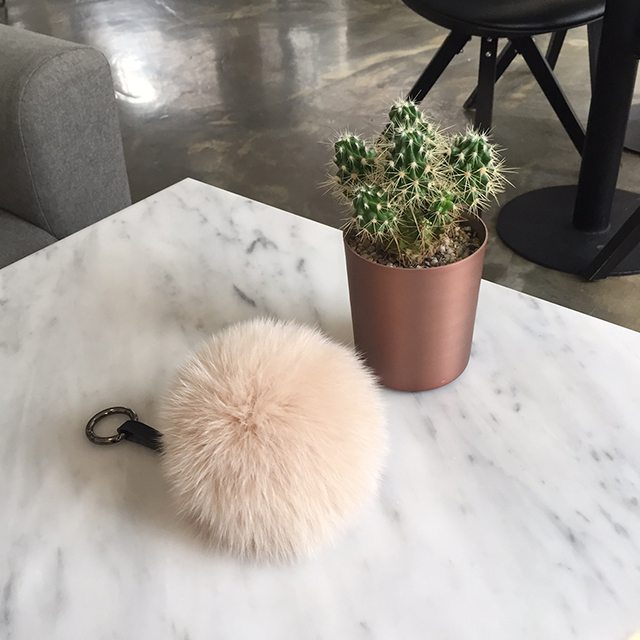 Real Fox Foam Form Keyring 7col Key Holder Winter 