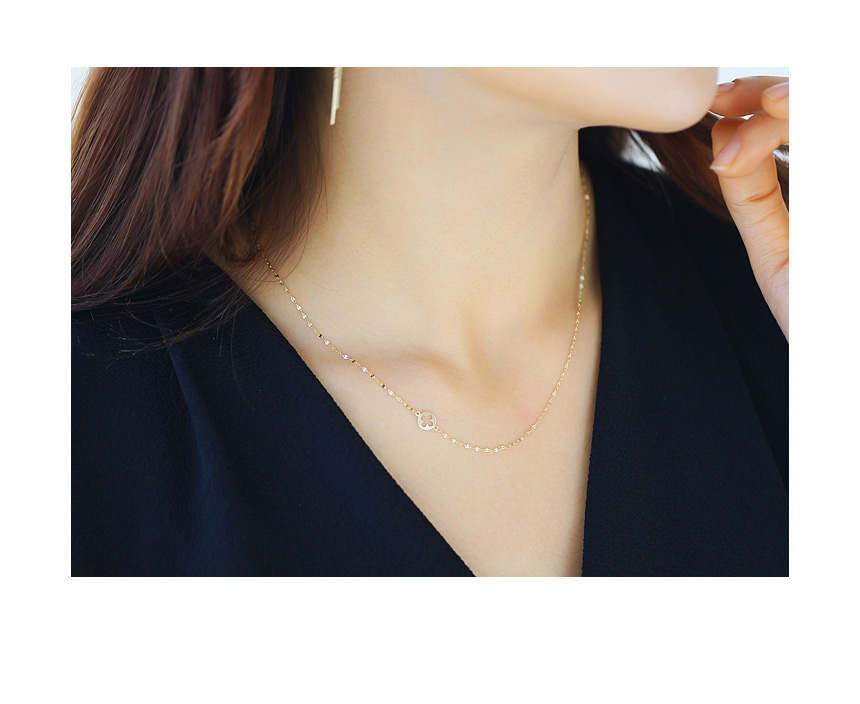 Christmas gift gold necklace women in their 20s 14