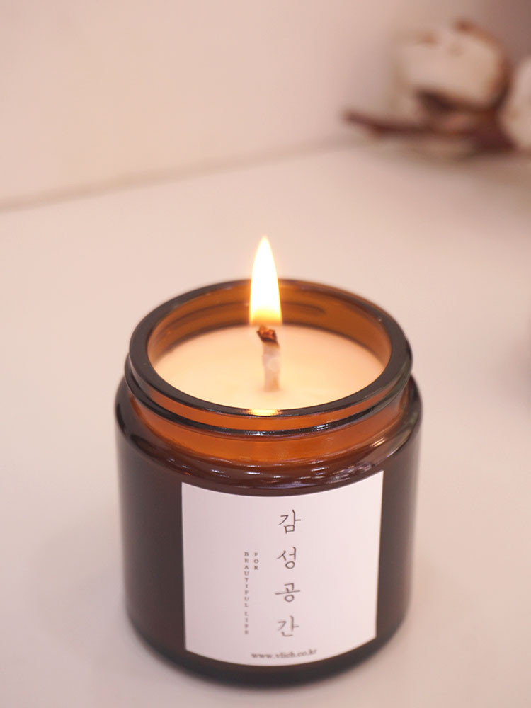 Modern Brown Soya Candle 100ml Handmade aroma scen