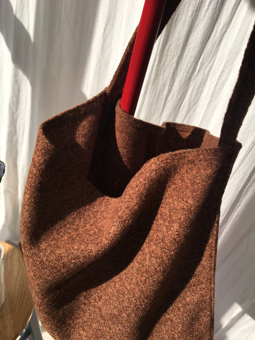 TOTE ECO SHOPPING TRAVEL Simple Wool Eco Bag Winte