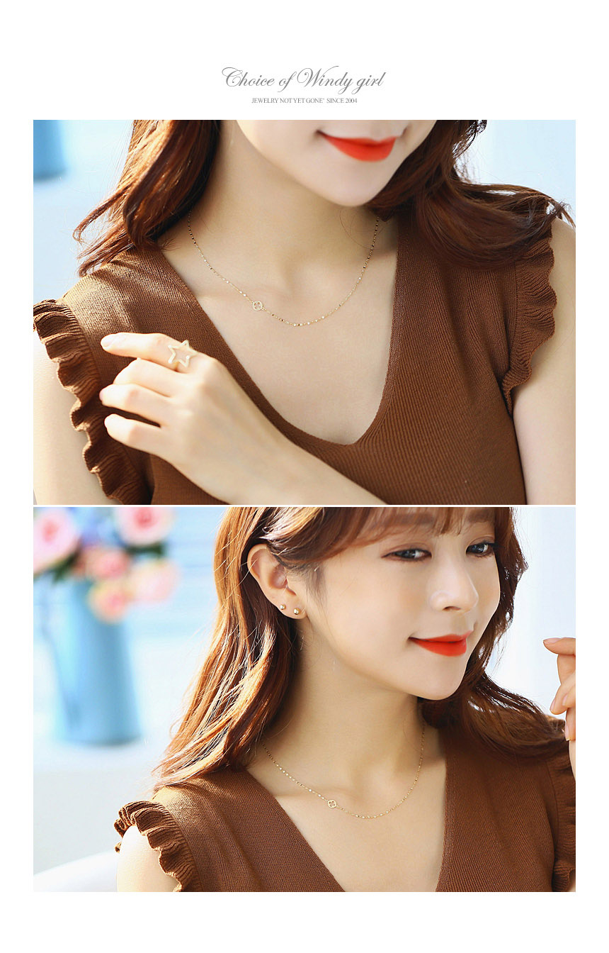 Christmas gift gold necklace women in their 20s 14