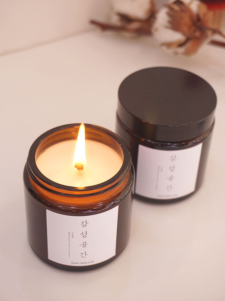Modern Brown Soya Candle 100ml Handmade aroma scen