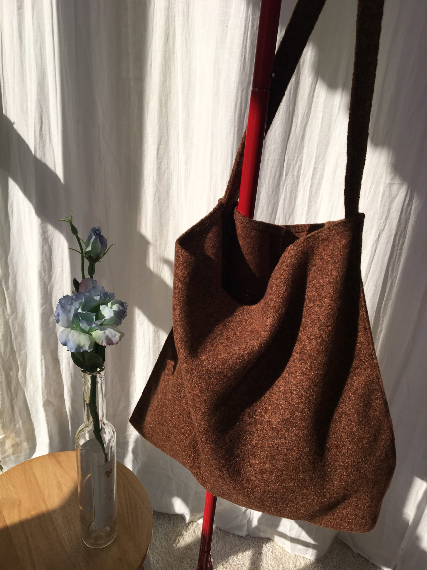 TOTE ECO SHOPPING TRAVEL Simple Wool Eco Bag Winte