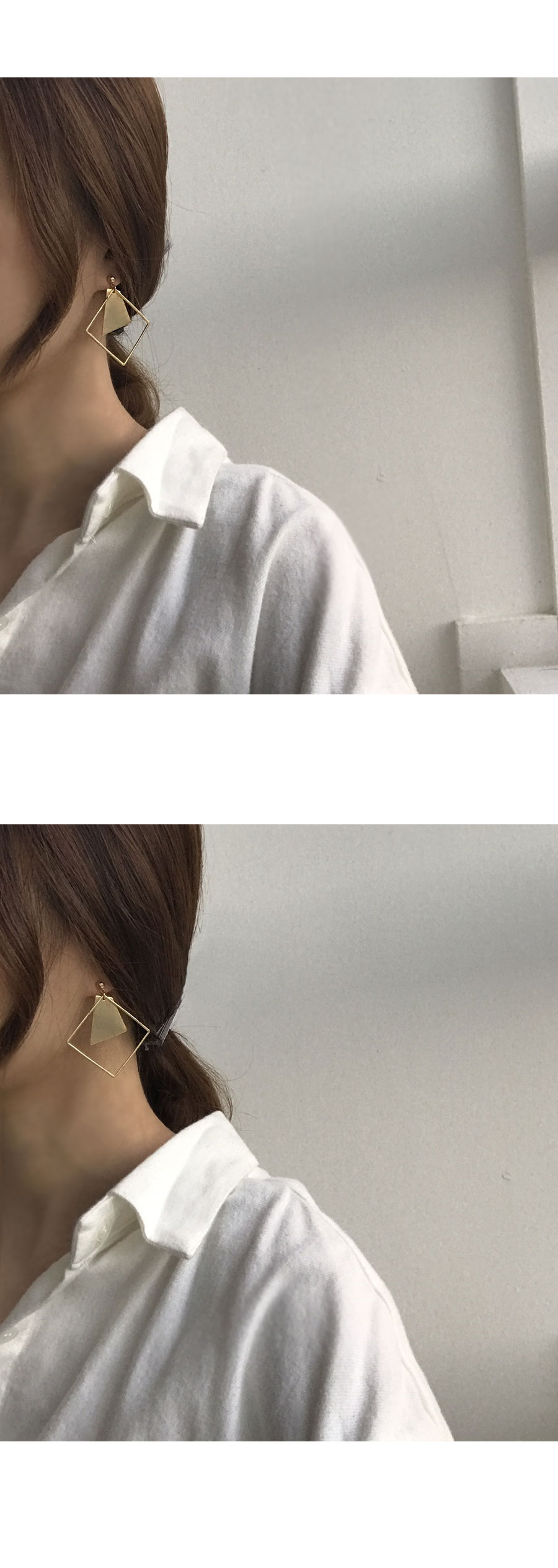 Tri-layered drop earrings Earrings Available View 