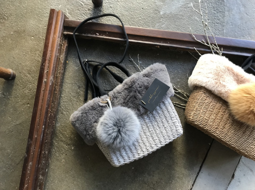 High Quality Cubic Mink Keyring 4COL Real Holder P