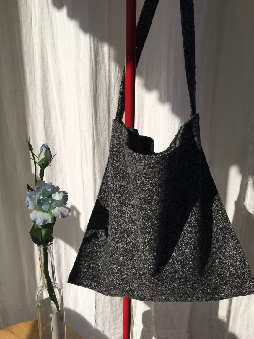 TOTE ECO SHOPPING TRAVEL Simple Wool Eco Bag Winte