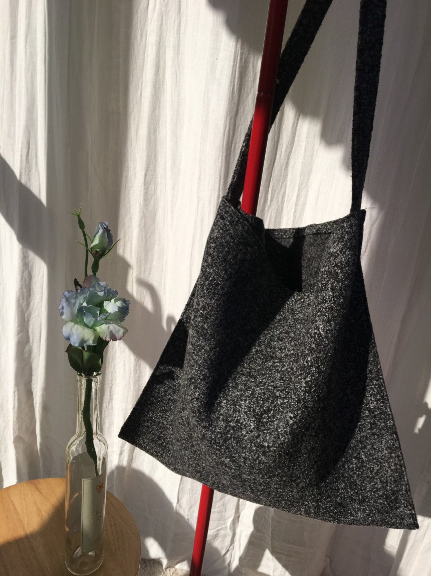TOTE ECO SHOPPING TRAVEL Simple Wool Eco Bag Winte