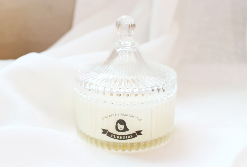 Merigold Round Soy Candle 9oz Lavender Herb Aroma 