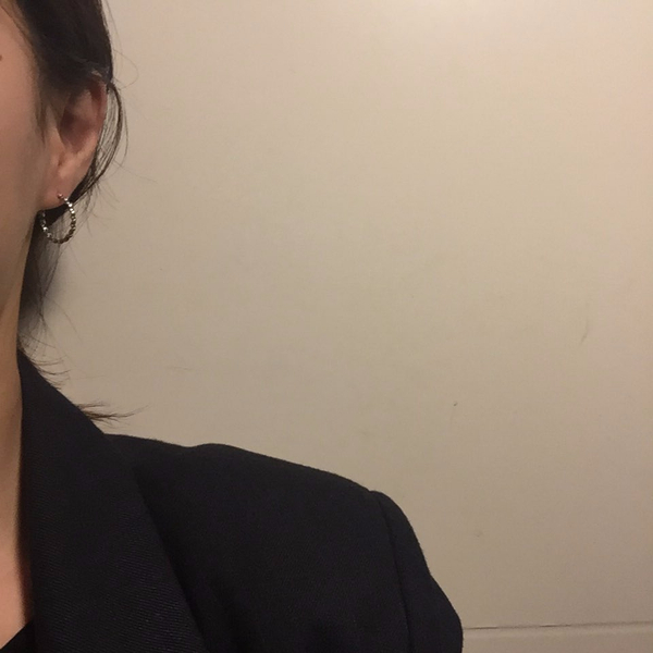 silver twist drop ring earrings 925 silver 925SILV