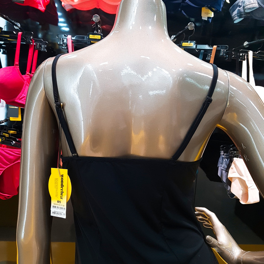 Wonder Bra Black Slip WBWFS7A13T-BK 20 Romantic Se