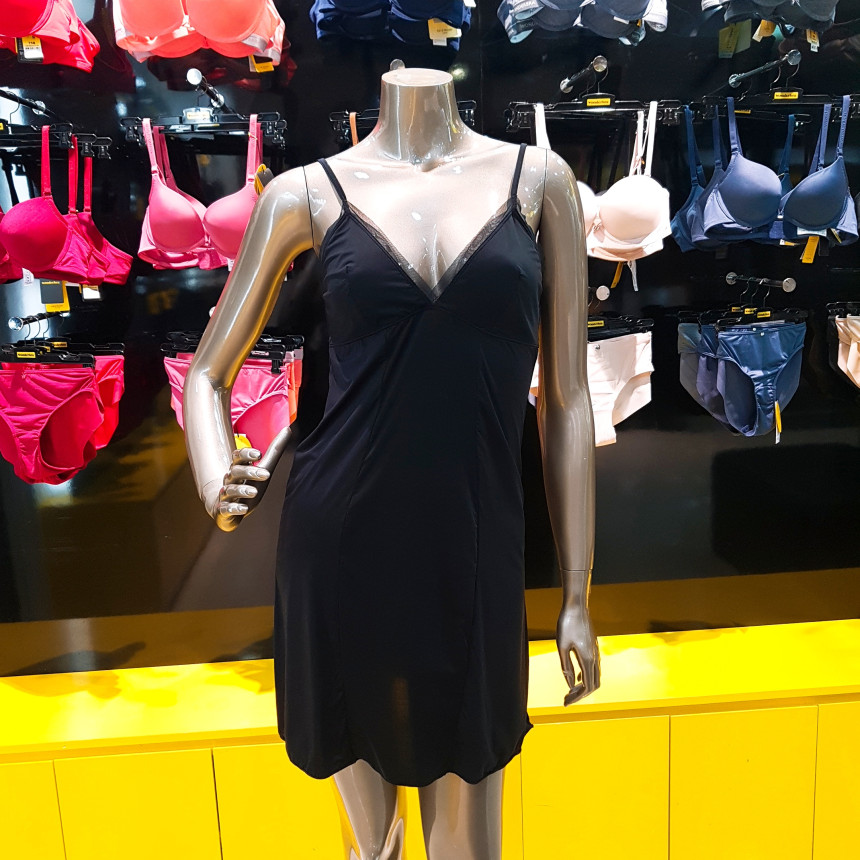 Wonder Bra Black Slip WBWFS7A13T-BK 20 Romantic Se