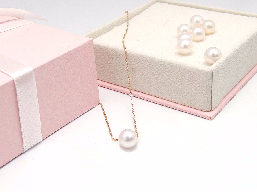 Akoya pearl 14K necklace 14k seawater gift recomme