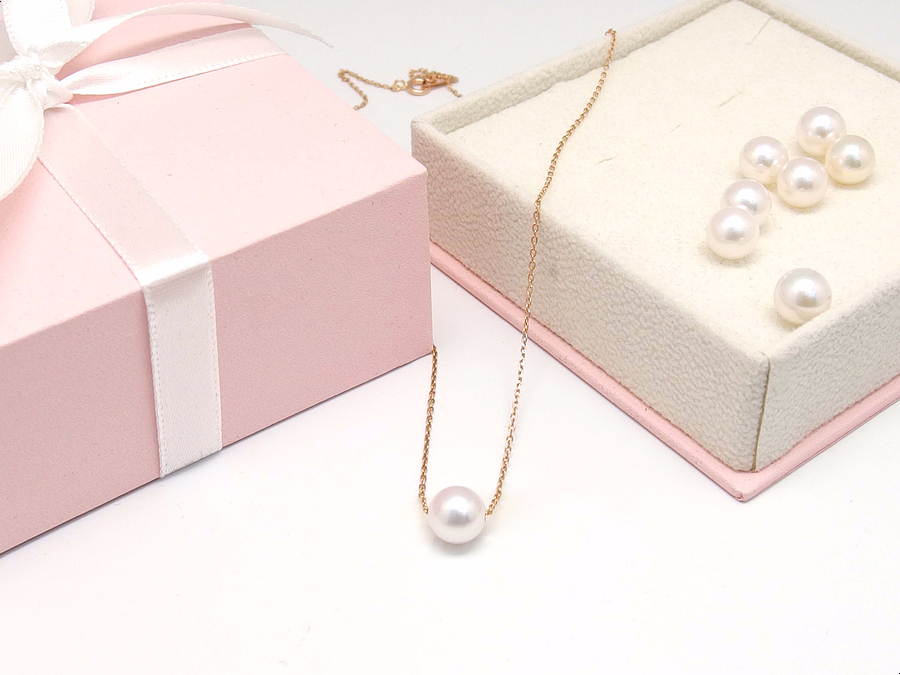 Akoya pearl 14K necklace 14k seawater gift recomme