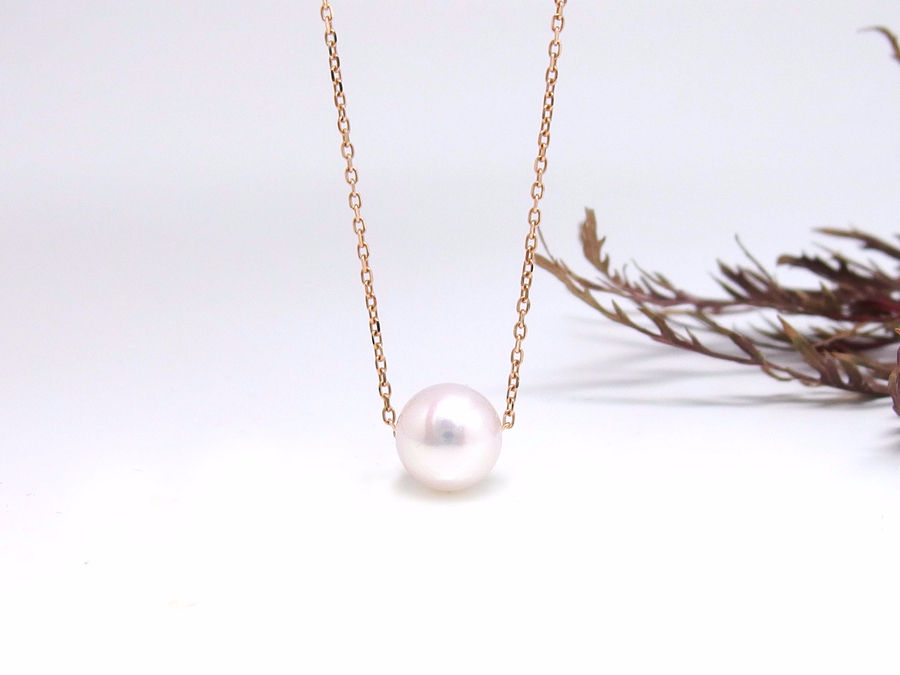 Akoya pearl 14K necklace 14k seawater gift recomme