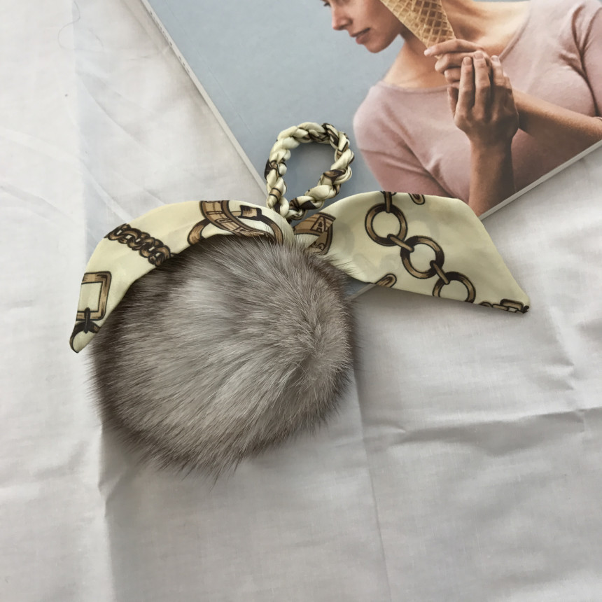 Twilight Fox Drop Foam Foam Keyring Women's Bag