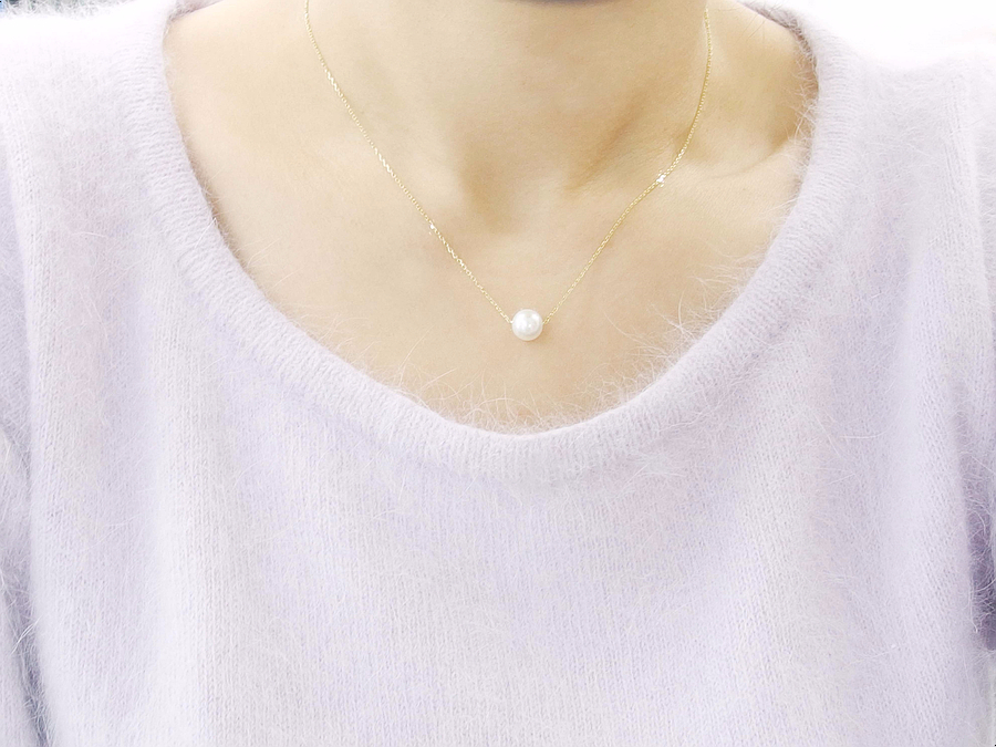 Akoya pearl 14K necklace 14k seawater gift recomme