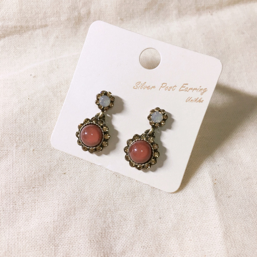 Lucille Cat's Eye Cocoa Earrings LKJ0919 Date L