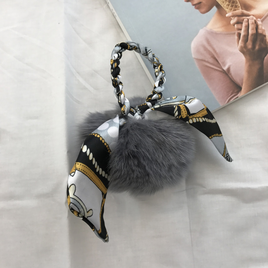 Twilight Fox Drop Foam Foam Keyring Women's Bag