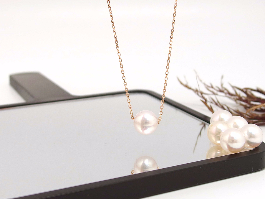 Akoya pearl 14K necklace 14k seawater gift recomme