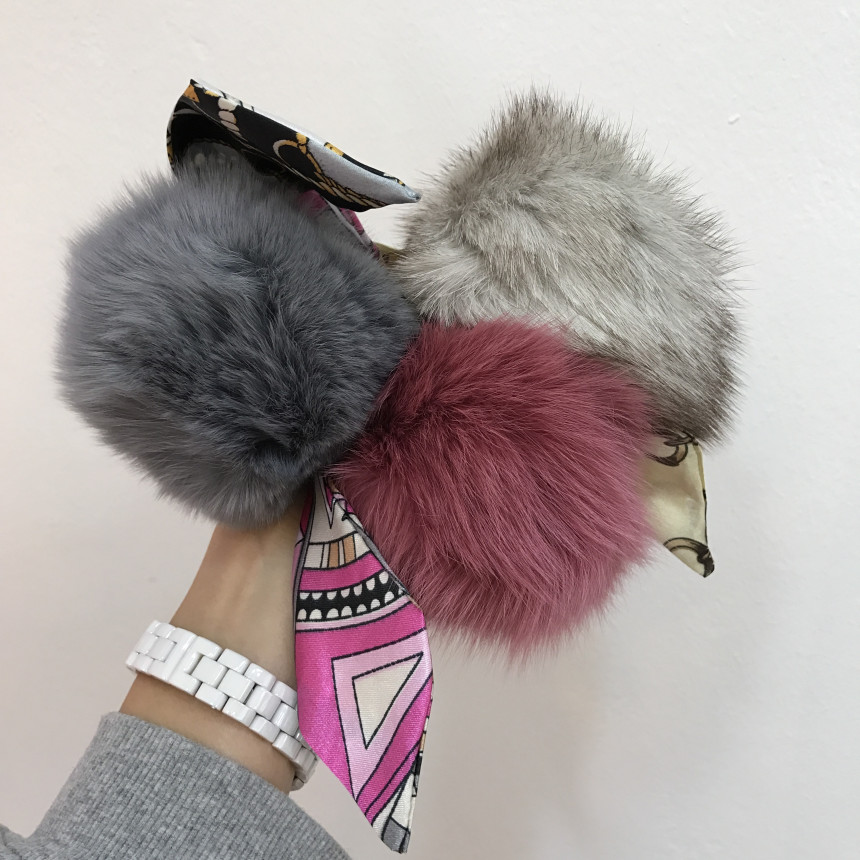 Twilight Fox Drop Foam Foam Keyring Women's Bag