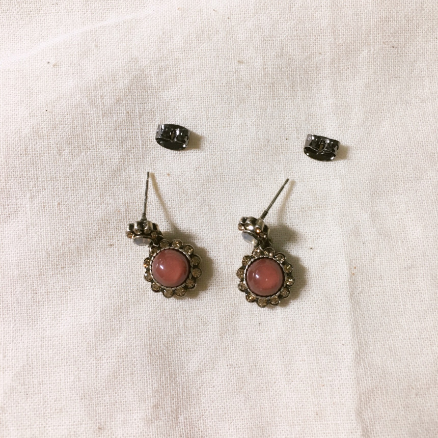 Lucille Cat's Eye Cocoa Earrings LKJ0919 Date L