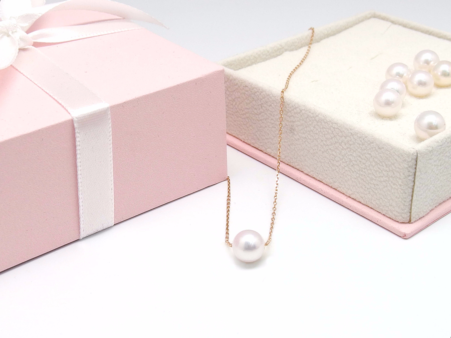 Akoya pearl 14K necklace 14k seawater gift recomme