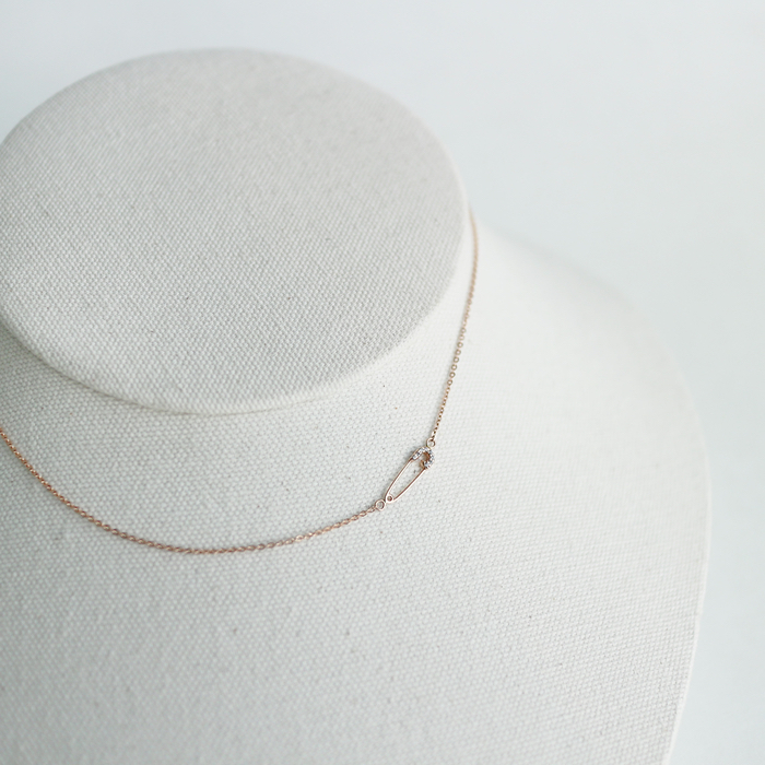 Chopin Choker Necklace 14k 14k layered 14k Unique 